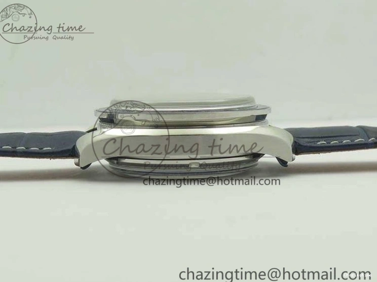 0519 SpeedMaster MoonWatch SS OMF 1:1 Best Edition Blue Dial On Leather Strap A9300 V FreshLook 8087